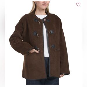 Rebecca Minkoff Dark Brown Toggle Jacket